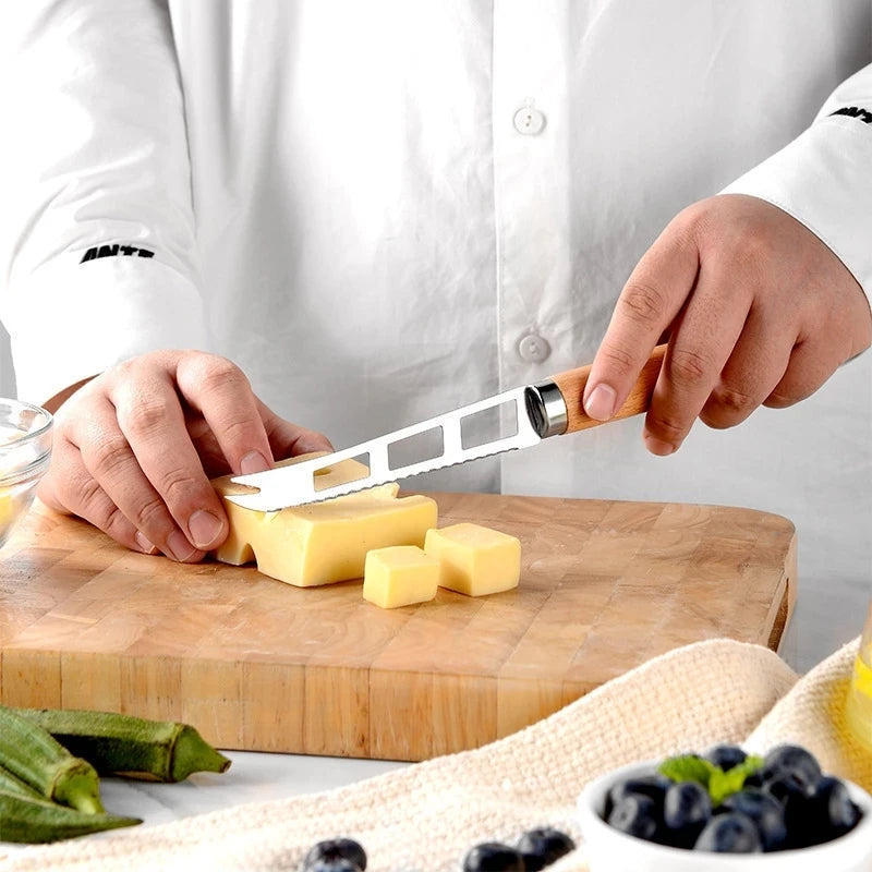 Kitchen Gadget Set Wooden Handle Stainless Steel Utensils Can Opener Peeler Garlic Press Cheese Grater Whisk Kitchen Accessories