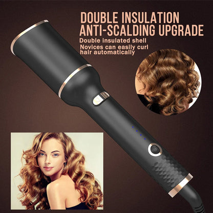 Auto Rotating Hair Curler Air Curler Spin Curl Ceramic Curling Iron Automatic Curling Wand Electric Hair Waver Iron Styler