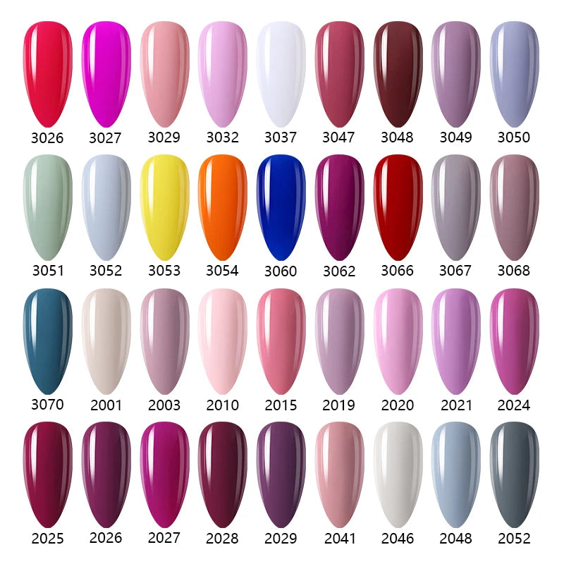 NAILCO 15ml Gel Nail Polish Nude Pink Gellak Color Series Gel Lacquer Set For Nails Glitter UV Nail Art LED Flower Gel Varnishes