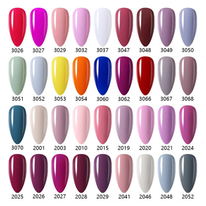 NAILCO 15ml Gel Nail Polish Nude Pink Gellak Color Series Gel Lacquer Set For Nails Glitter UV Nail Art LED Flower Gel Varnishes