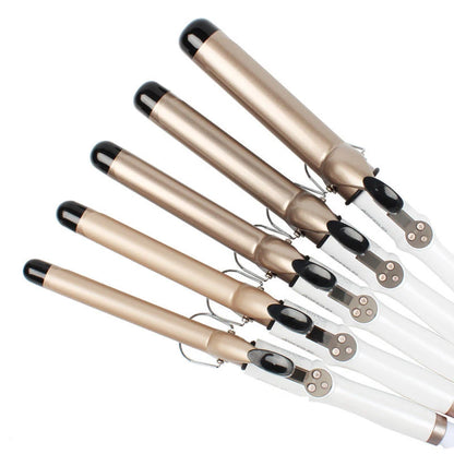 Temperature Setting Electric Hair Curler Long Curling Tong Wand 9-38mm Professional Hair Curling Iron LCD Screen