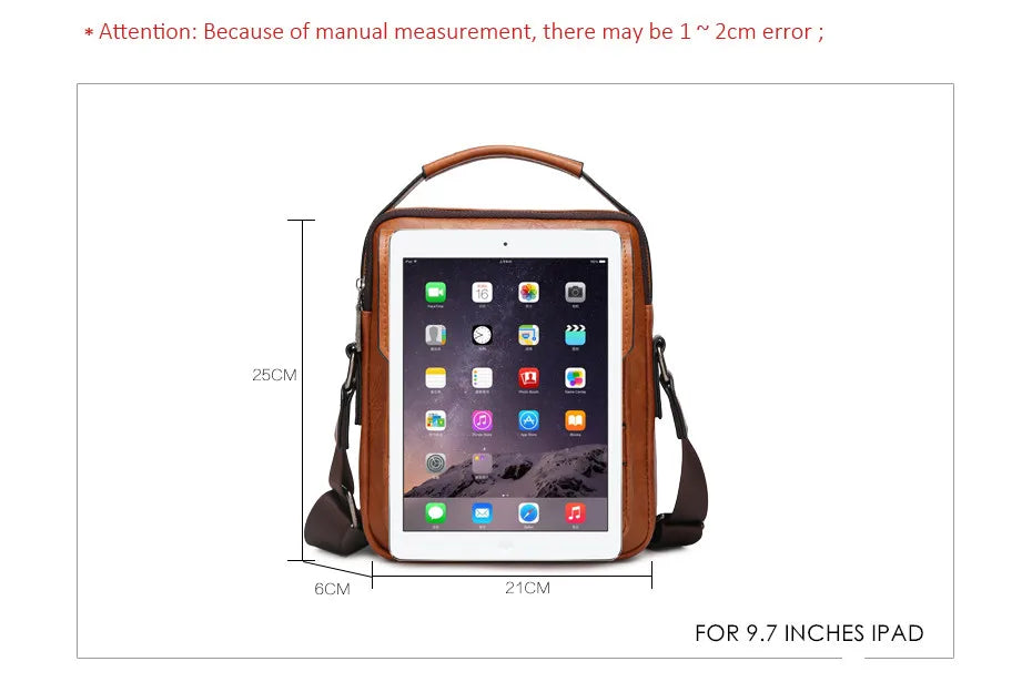 JEEP BULUO Multi-Function Business Handbags New Man's Shoulder Bag Large Capacity Leather Messenger Bag Crossbody Big Brand