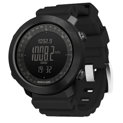 NORTH EDGE Men's Sport Digital Watch Hours Running Swimming Military Army Watches Altimeter Barometer Compass waterproof 50m