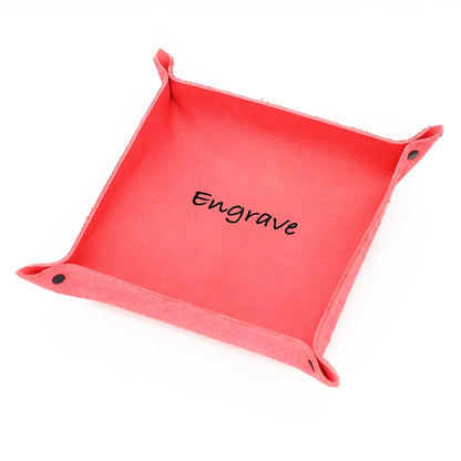 Handmade Leather Valet Tray Leather Custom Anniversary Personalized Gift