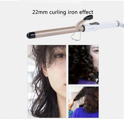 Temperature Setting Electric Hair Curler Long Curling Tong Wand 9-38mm Professional Hair Curling Iron LCD Screen
