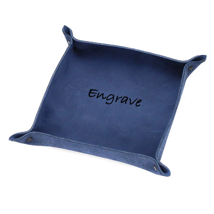 Handmade Leather Valet Tray Leather Custom Anniversary Personalized Gift