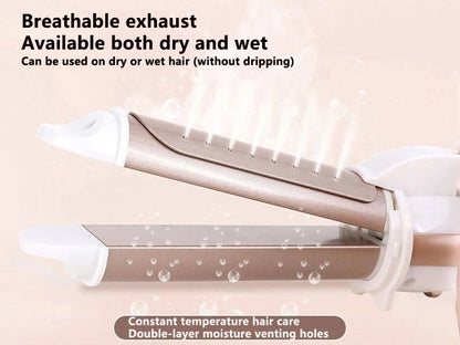 Temperature Setting Electric Hair Curler Long Curling Tong Wand 9-38mm Professional Hair Curling Iron LCD Screen