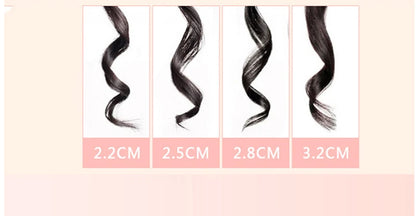 Temperature Setting Electric Hair Curler Long Curling Tong Wand 9-38mm Professional Hair Curling Iron LCD Screen