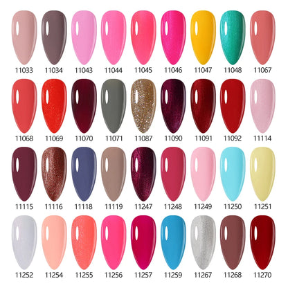 NAILCO 15ml Gel Nail Polish Nude Pink Gellak Color Series Gel Lacquer Set For Nails Glitter UV Nail Art LED Flower Gel Varnishes