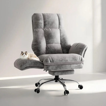 Big and Tall Office Chair, Flip Armrests for Pets & Cross Legged Sitting, Executive Ergonomic Computer Gaming Chair, Customized
