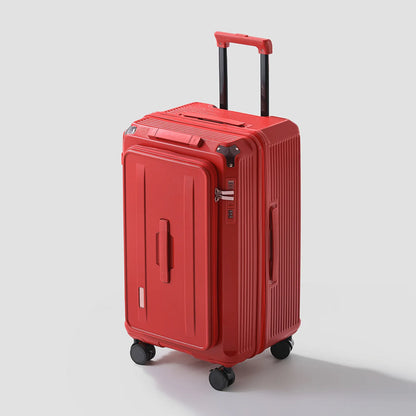 Expandable Luggage, Large-Capacity Thickened Trolley Case, 24-inch Travel Suitcase, Luggage with Combination Lock, Sturdy and Durable
