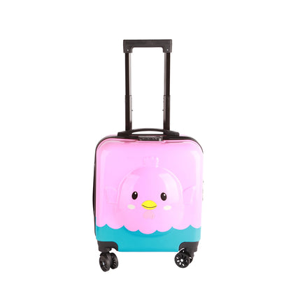 Kids Spinner Luggage 360 Degree Rotation Unisex Trolley Case Toddler Suitcase with Compartment Bag for Travel