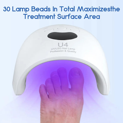 Nail and Foot Drying Lamp, Quick-Drying, Fast-Drying, Professional Led Curing Tool for Nail Salons, High-Power