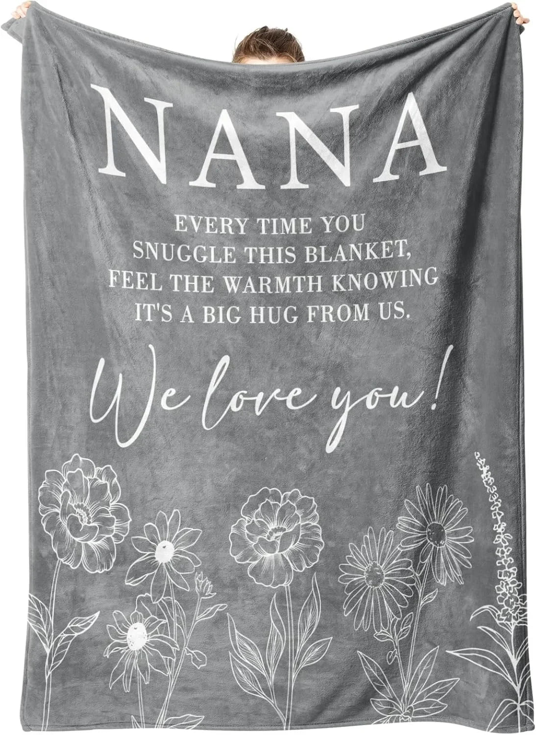 Grandma Gifts in Spanish Abuela Gifts Abuelita Blanket for Grandma Festival Birthday Gifts Regalos para Abuela/Abuelita throw