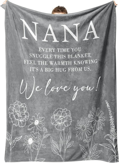 Grandma Gifts in Spanish Abuela Gifts Abuelita Blanket for Grandma Festival Birthday Gifts Regalos para Abuela/Abuelita throw