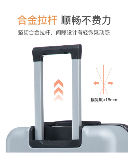 20-28 Inch Luggage Suitcase with Wheels Travel Bag Featuring Cup Holder and Phone Stand - Essential Travel Companion for Safety