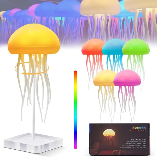 Serene Glow Jellyfish Lamp