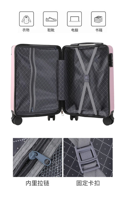 18 inch Student suitcase Travel Bag Women's Bag Back to School Spinner Wheel Suitcase Carry-On Boarding Travel