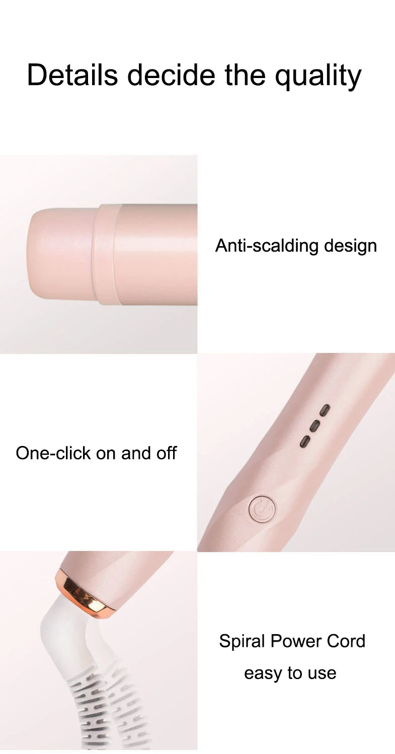 Auto Rotating Hair Curler Air Curler Spin Curl Ceramic Curling Iron Automatic Curling Wand Electric Hair Waver Iron Styler