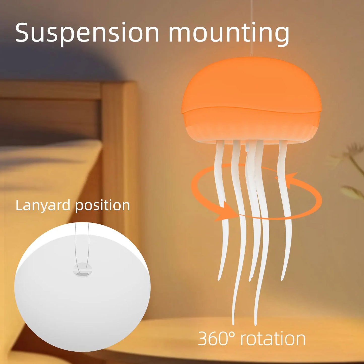 Serene Glow Jellyfish Lamp