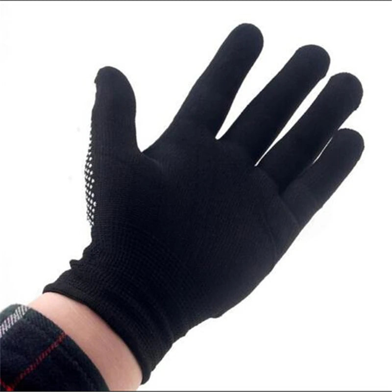 1/2 Pair Hair Straightener Perm Curling Hairdressing Heat Resistant Finger Glove Hair Care Styling Tools Thermal Styling Gloves