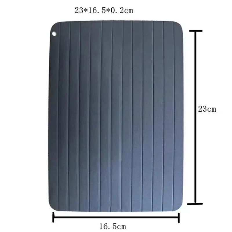 Fast Defrost Tray Fast Thaw Frozen Food Meat Fruit Quick Defrosting Plate Board Defrost Tray Thaw Master Home Kitchen Gadgets