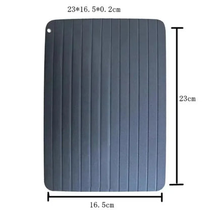 Fast Defrost Tray Fast Thaw Frozen Food Meat Fruit Quick Defrosting Plate Board Defrost Tray Thaw Master Home Kitchen Gadgets