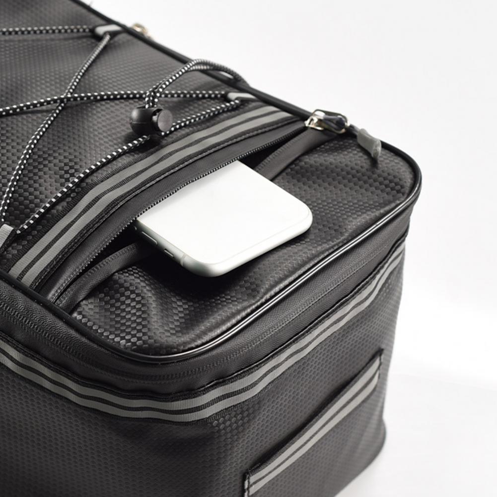 Riding Bike Rear Seat Bag Bicycle Luggage Carrier Rack Cycling Mountain MTB Bike Waterproof Travel Tail Bags Storage Accesories