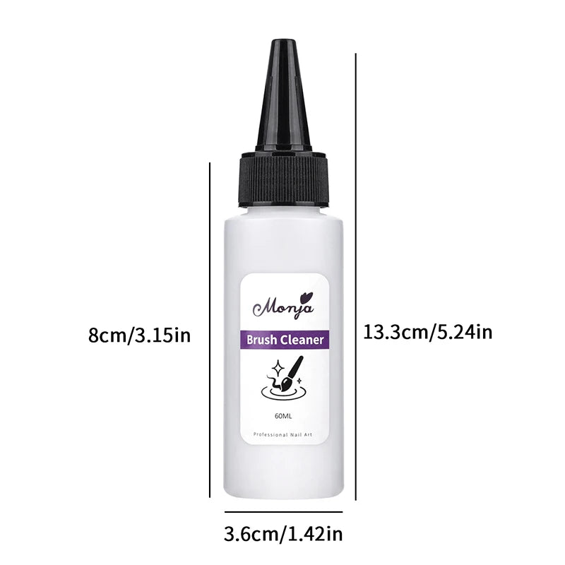 Quick-Degreasing Nail Cleanser 30/60ml - Acrylic & UV Gel Remover for Professional Manicure Tools