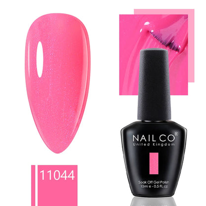 NAILCO 15ml Gel Nail Polish Nude Pink Gellak Color Series Gel Lacquer Set For Nails Glitter UV Nail Art LED Flower Gel Varnishes