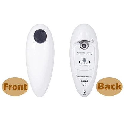 Electric Can Opener Automatic Bottle Opener Battery Operated Tin Opener One Touch for Weak Hands for All Kinds of Jars
