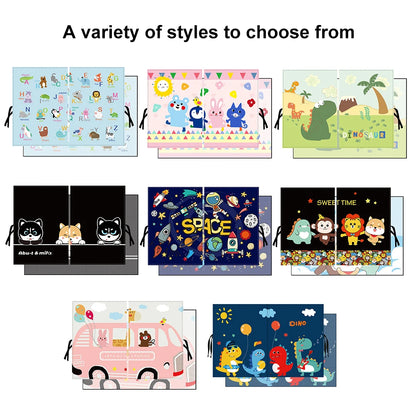 New 2 Layers Telescopic Magnetic Car Window Shades Mosquito Net Sun Cover Sunshade Uv Protection Block Mesh Curtain for Kid Baby