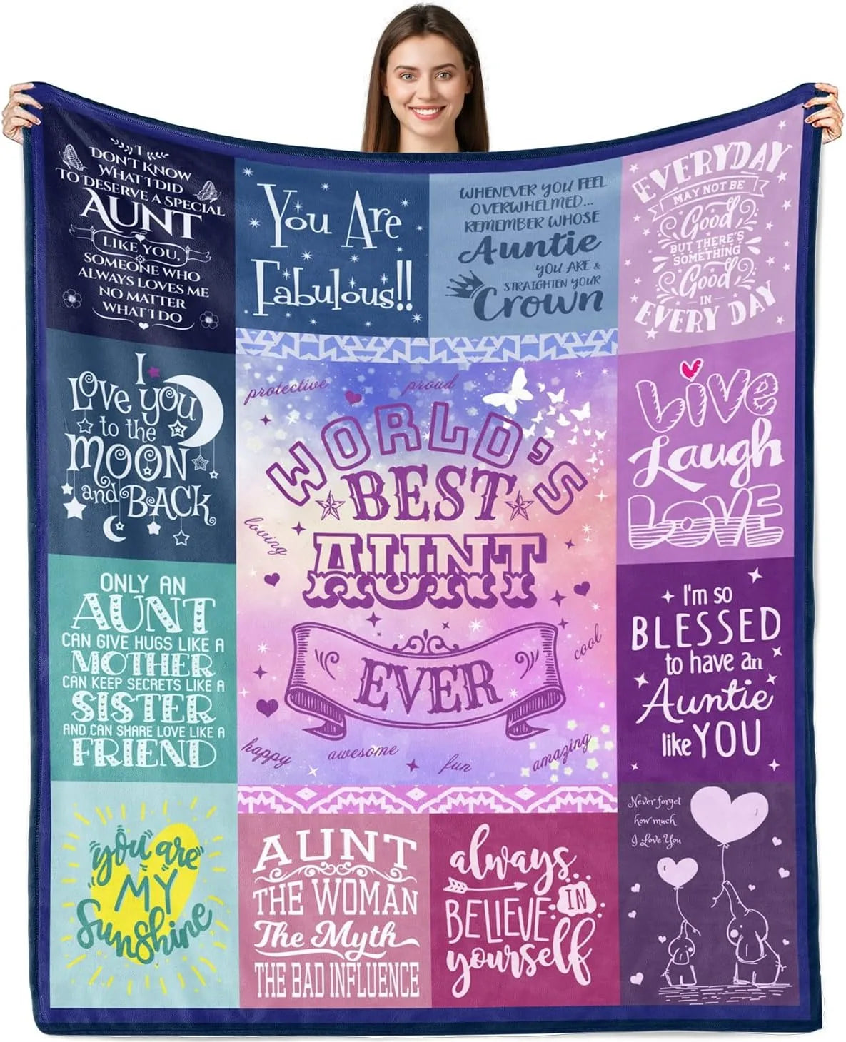 Grandma Gifts in Spanish Abuela Gifts Abuelita Blanket for Grandma Festival Birthday Gifts Regalos para Abuela/Abuelita throw