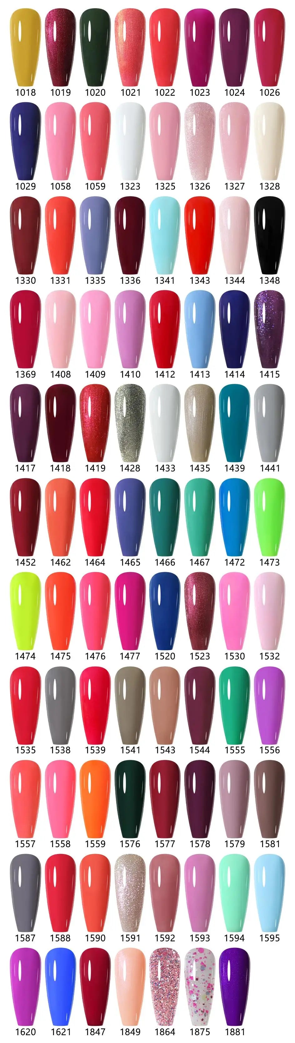 NAILCO 15ml Gel Nail Polish Nude Pink Gellak Color Series Gel Lacquer Set For Nails Glitter UV Nail Art LED Flower Gel Varnishes