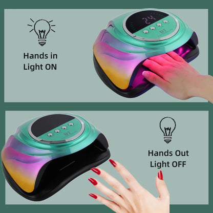 D7 Professional Nail Dryer Lamp For Manicure Powerful UV Gel Nail Lamp 66 LEDs Automatic Sensing Gel Polish Drying Lamp