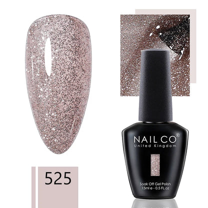 NAILCO 15ml Gel Nail Polish Nude Pink Gellak Color Series Gel Lacquer Set For Nails Glitter UV Nail Art LED Flower Gel Varnishes