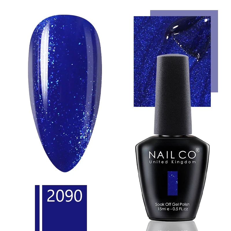 NAILCO 15ml Gel Nail Polish Nude Pink Gellak Color Series Gel Lacquer Set For Nails Glitter UV Nail Art LED Flower Gel Varnishes