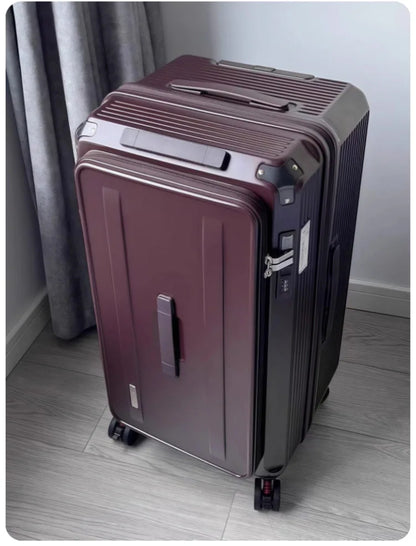 Expandable Luggage, Large-Capacity Thickened Trolley Case, 24-inch Travel Suitcase, Luggage with Combination Lock, Sturdy and Durable