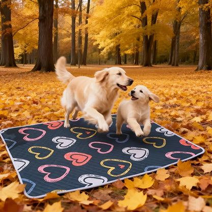 Kemorela 2pcs Dog Bed Dog Training Pads Washable Reusable Odor Resistant Durable Easy to Clean Suitable for all Seasons