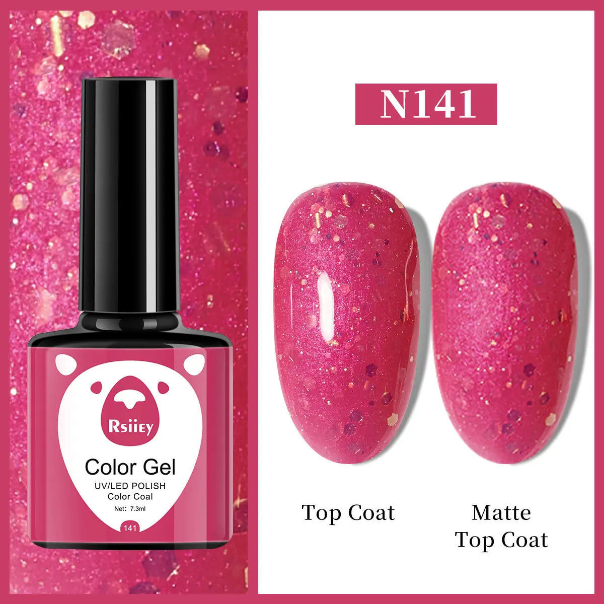 1pcs 7.3ml White Gel Nail Polish French Manicure Gel Polish Semi Permanent Soak Off UV Gel Varnish Base Top Coat Winter Nail 105