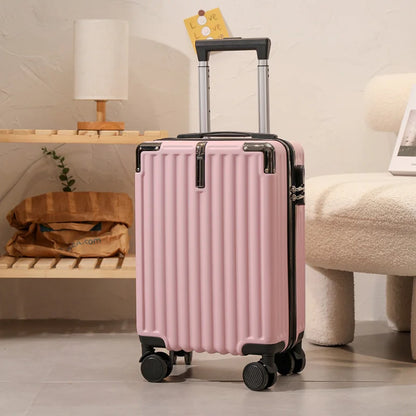 18 inch Student suitcase Travel Bag Women's Bag Back to School Spinner Wheel Suitcase Carry-On Boarding Travel