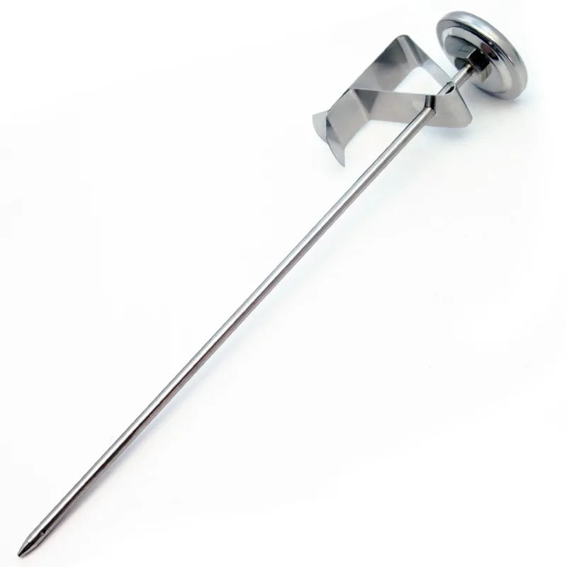 Milk Frothing Thermometer Stainless Steel Temperature Monitor 0℃~100℃/40℉~220℉ for Coffee Milk Froth Chocolate Cappuccino Food