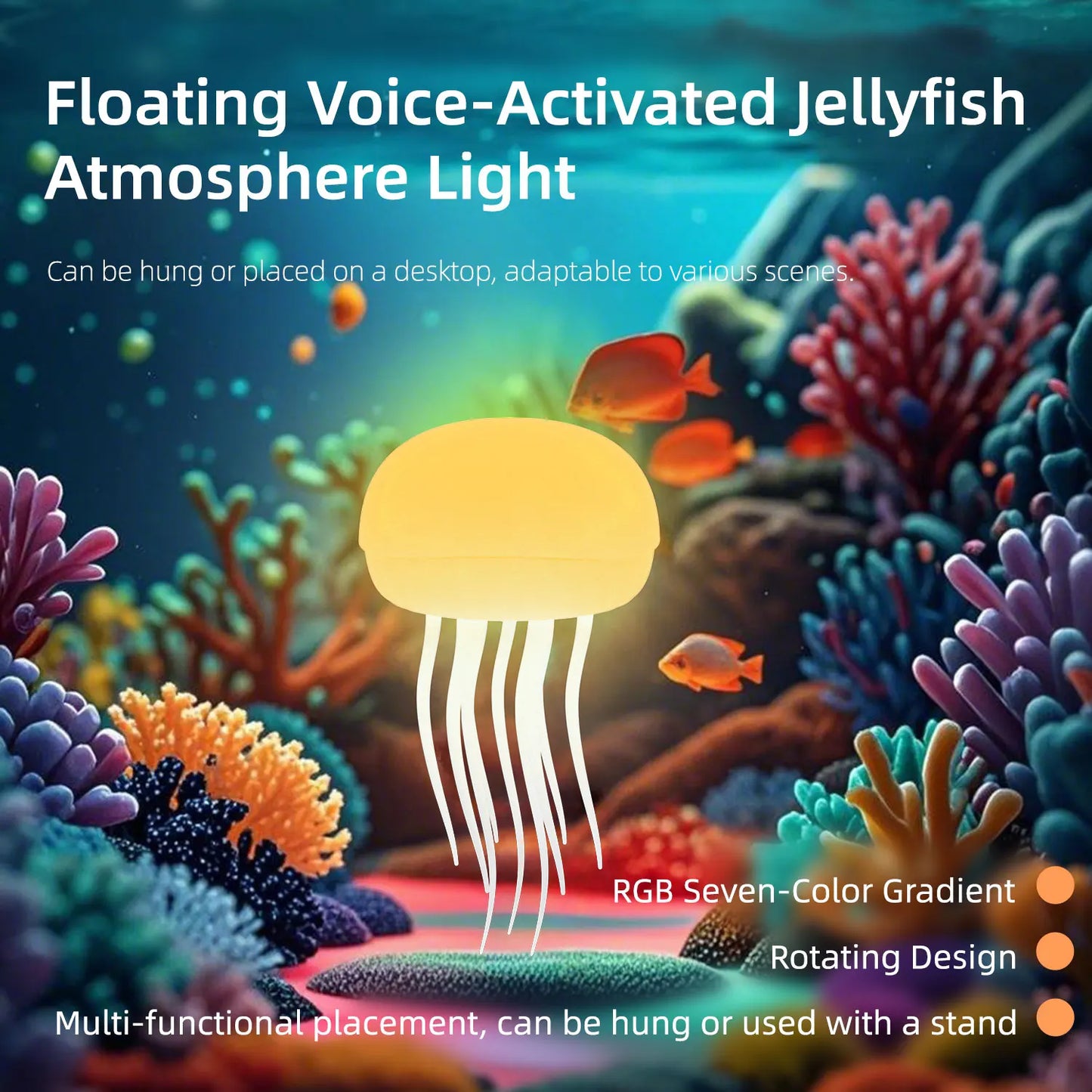 Serene Glow Jellyfish Lamp