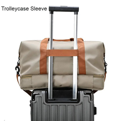 Travel Gym Bag Short-distance Luggage Portable Fitness Bags Shoulder Crossbody Chest Bag Handbags Duffle Carry-On Weekender Bag