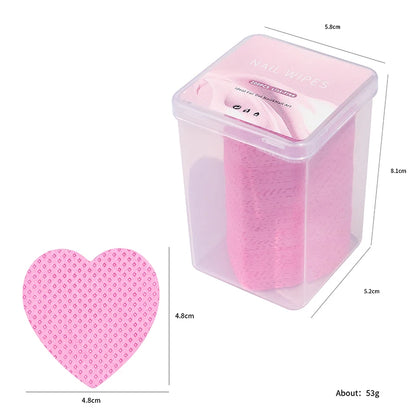 200pcs Gel Nail Polish Remover Wipes Cleaner Manicure Nail Remover Lint-Free Cotton Wipes Cleaner Paper Pad Makeup Tool Wholesale