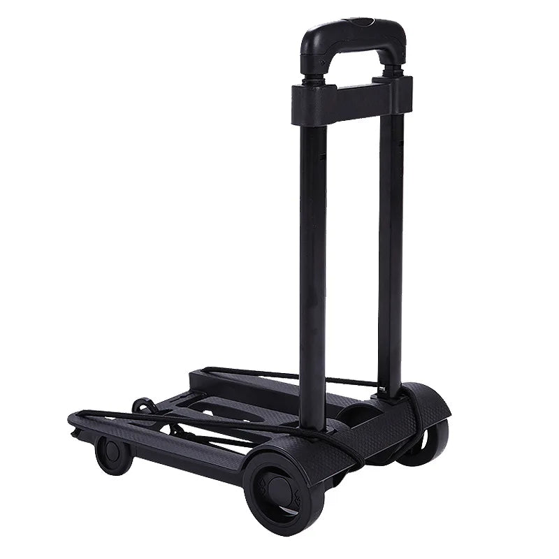 2/4 Wheeled Small Truck with Foldable Pull Rod, Portable Shopping Cart, Household Grocery Cart, Small Pull Cart, Luggage Cart