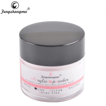 15g 5 Colors Nail Art Acrylic Powder Odorless Non-Toxic Easy Blend No Nail Lamp Needed for Nails Long Lasting Salon Quality DIY