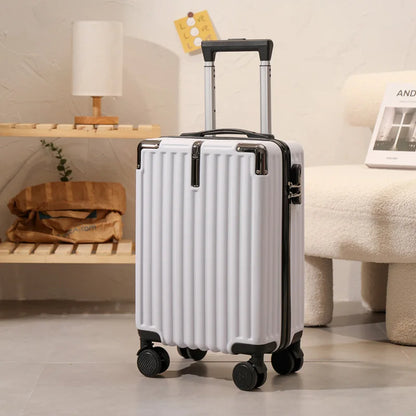 18 inch Student suitcase Travel Bag Women's Bag Back to School Spinner Wheel Suitcase Carry-On Boarding Travel