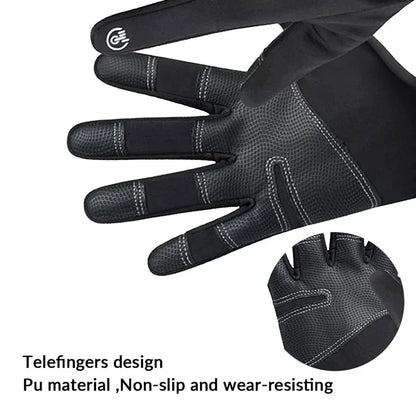 Winter Gloves -40 ℃ Waterproof Thermal Touch Screen Thermal Windproof Warm Gloves Cold Running Riding Sports Hiking Ski Gloves