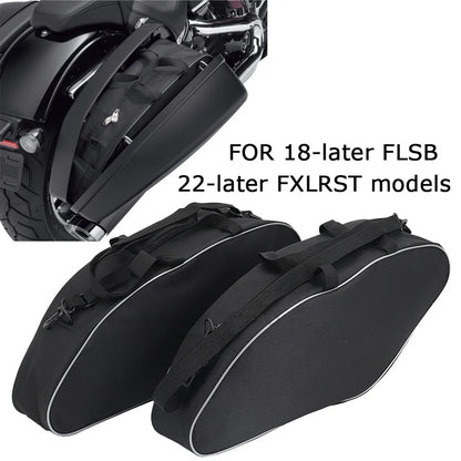 FLSB Softail Sport Glide 2018-UP FXLRST Low Rider ST 2022 Saddlebag Luggage Liners Bags Tour Pack Inner Bags Shoulder bag